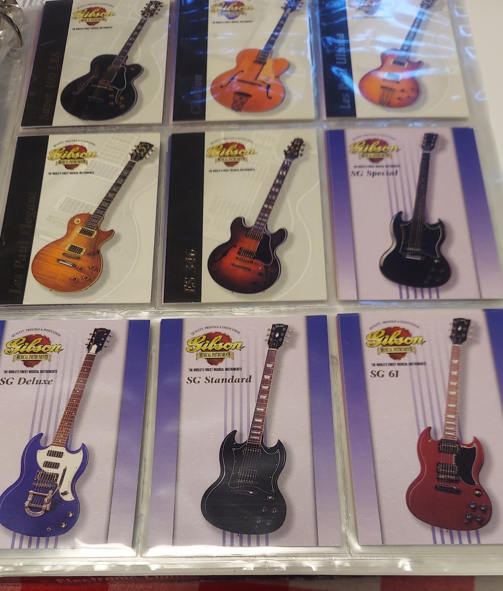 Gibson Guitar Trading Card Series 1 Full Set 50 pieces | eBay