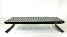 Allsop Metal Art Monitor Stand - Black Perforated Steel - Ergonomic Desk Riser