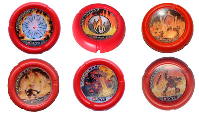   LEGO Technic Slizer Throwing Disk / Wurfscheiben Fire 8500 red / rot 