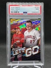 Mike Trout 2025 Topps Finest Let's Go SP PSA 9 Card #LGC-5