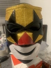 Super Muñeco Prograde Handmade Mexican Wrestling  Mask Japanese Lame w Vinil 