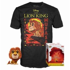 Set Figura Pop & Tee Disney El Rey Leon Mufasa