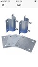 Dock Edge + Howell Dock Hardware Stationary Side Leg Holder Kit with 2 Side L...