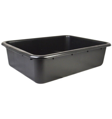 Restaurant Tragetasche Box Schwerlast schwarz Busbox Küche Trage 53x38x14cm