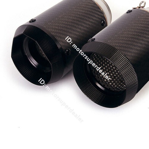 For Honda CBR650R CBR650F CB650R/F Exhaust Tips Carbon Muffler Mid Link Pipe - Picture 9 of 11