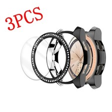 9H Screen Protector Bezel Ring Case for Samsung Gear S3 Frontier SM-R765V Watch