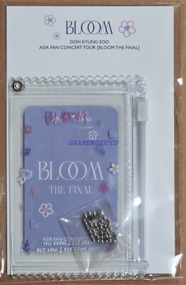 ド・ギョンス チケットホルダー ケース DOH KYUNG SOO ASIA FAN CONCERT TOUR BLOOM THE FINAL MINI PVC POUCH