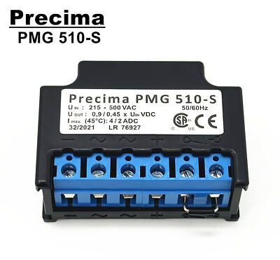 Precima PMG 510-S LR 76927 215-500 VAC 4/2 ADC 0.9/0.45 brake rectifier