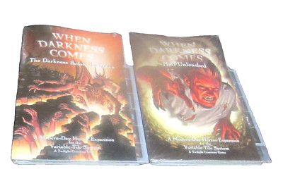 Lot of 2 When Darkness Comes: HELL UNLEASHED,  DARKNESS BEFORE THE DAWN (Sealed)