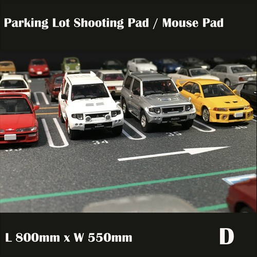 1/64 Parkplatz Mauspad Matte Modellauto Fahrzeug Szene Display große Garage Spielzeug/ - Bild 7 von 10