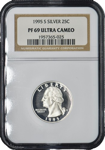 1995 S Silver Washington Quarter 25¢ - Choice to Gem Proof | eBay