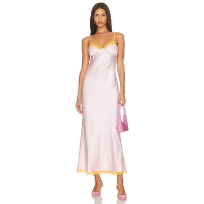chinese dress ladies BEC + BRIDGE JOELLE MIDI DRESS - BUBBLE GUM