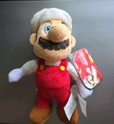 Super Mario World of Nintendo Fire Mario 7-Inch Plush HTF MARIO BROS Wave 1-4