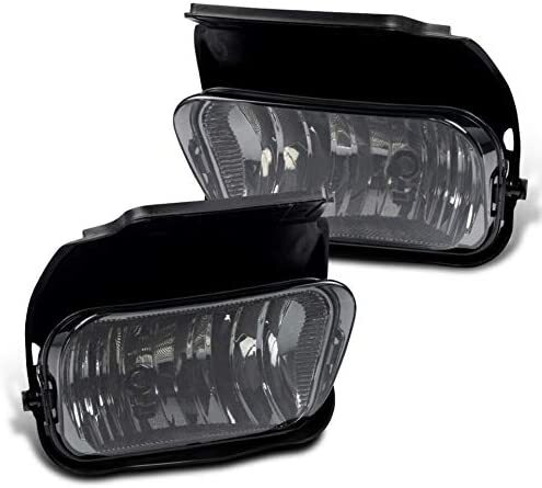 2003-2007 Chevy Silverado Avalanche Smoke Lens Fog Lights Bumper Driving Lamps