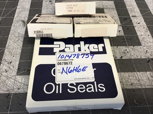 Parker Clipper Oil Seal, 1QTR11 ,1QTR08, Misc (Lot Of 4) (LMP27K)