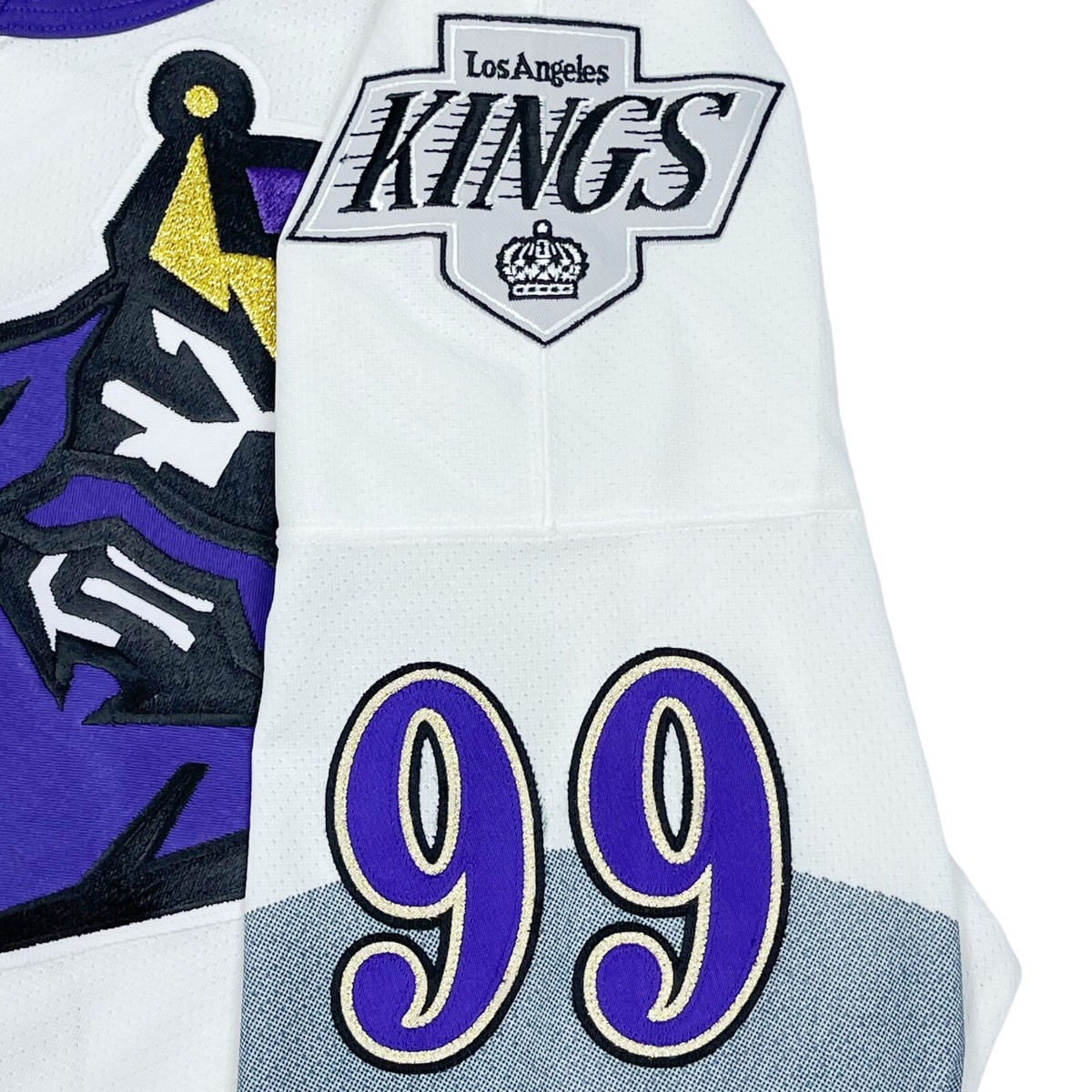 VTG RARE LOS ANGELES KINGS #99 GRETZKY BURGER KING CCM HOCKEY 