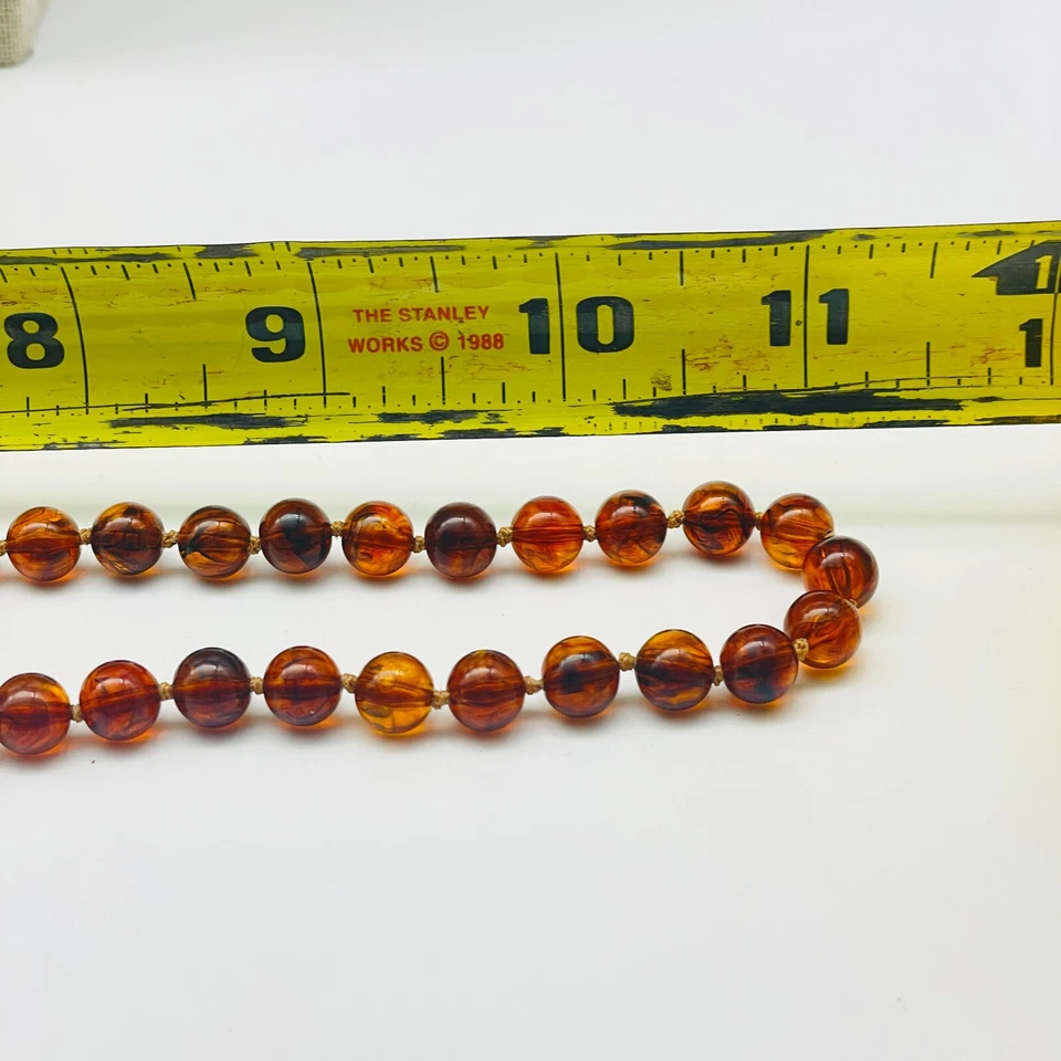 Collar de cuentas concha simulada TRIFARI tono dorado playa islas costeras océano mar Foto 3 de 4