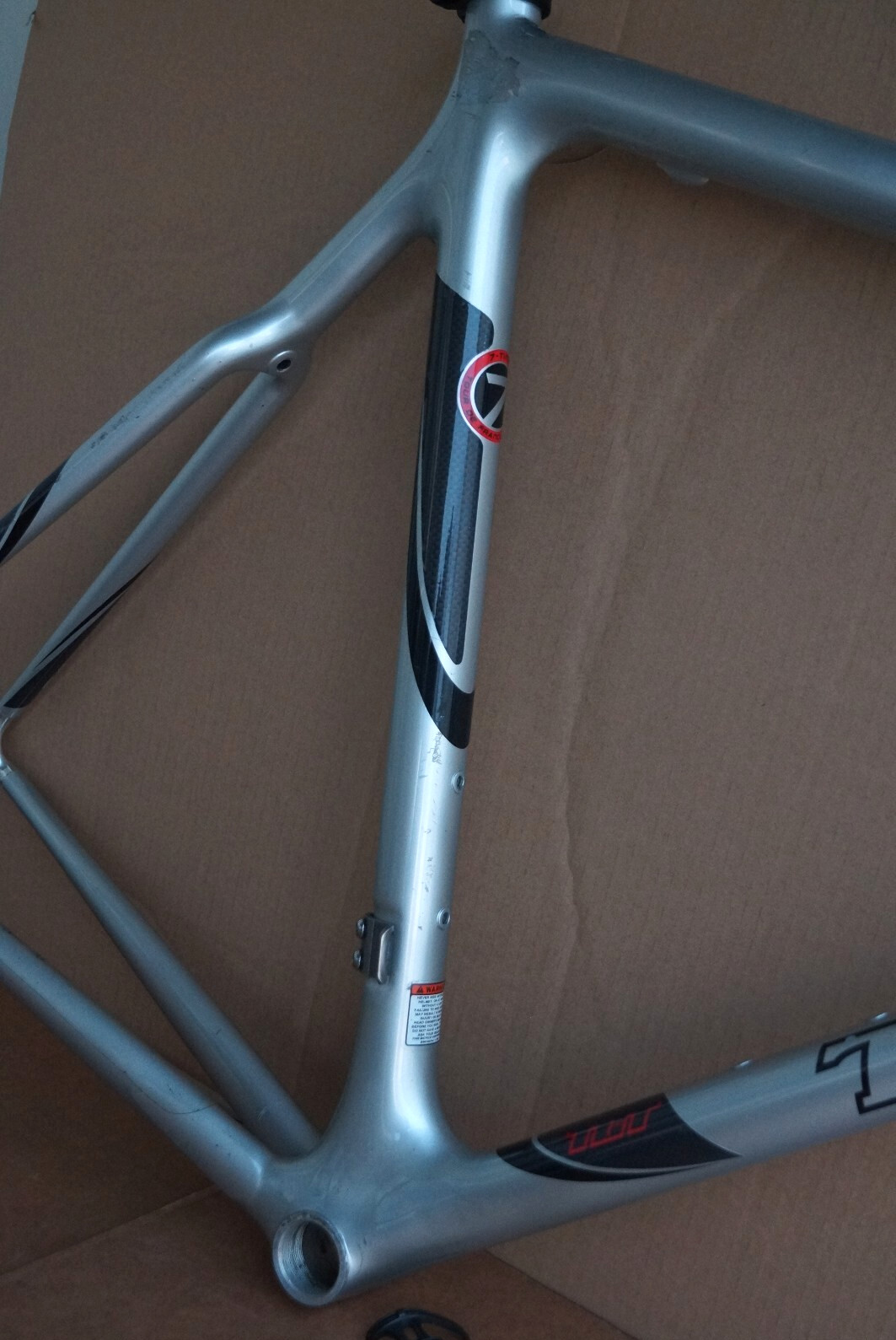 2007 Trek TCT 5000 Road 700c Carbon Frame Set 60cm L/XL New Fork Rim Brakes