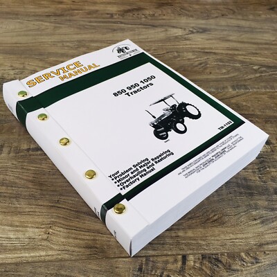 Service Manual For John Deere 850 950 1050 Tractor Repair Technical Shop  Book | eBay