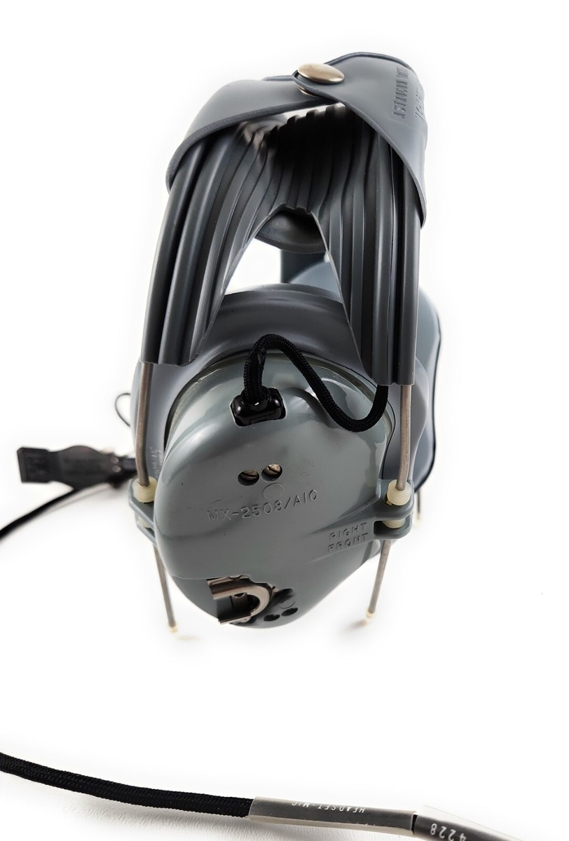 Vintage WWII Era Air Force Navy Pilot Crew Headset Headphone MX