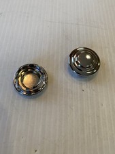 New 1955 1956 1957 1958 1959 Gmc Truck Chrome Steel Dash Hole Plugs 2 Free Ship