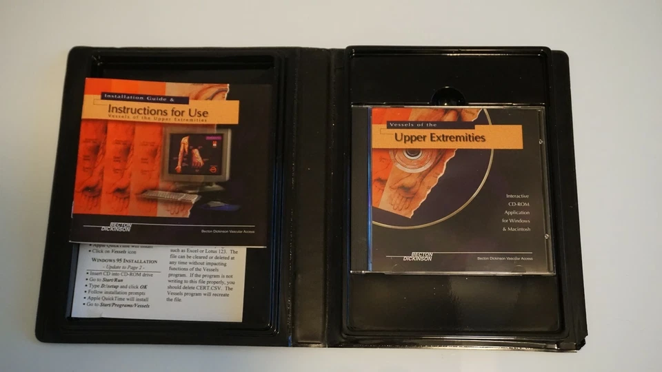 Vessels Upper Extremities CD-ROM Interactive Applications- Becton Dickinson 1995 - Image 3 of 4