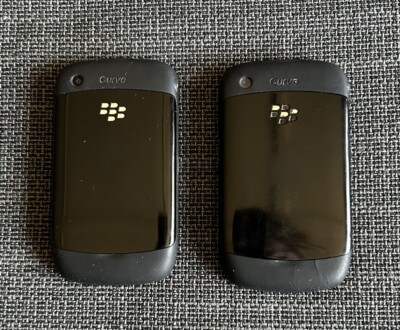 Lot Of Two BlackBerry Curve 8520 - Black Smartphone UNTESTED READ
