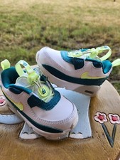 Nike Air Max 90 Toggle "Volt/Teal Green" Toddler 6C
