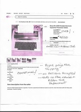 Sharp PA-4000 Electric Typewriter thumbnail