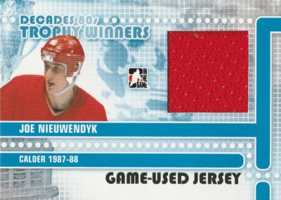 2010-11 ITG Decades 1980s Trophy Winners Jerseys Black #TWJ25 Joe Nieuwendyk/100