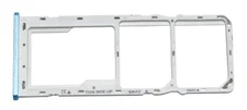 OEM TCL 30 SE 6165S REPLACEMENT LIGHT BLUE MICRO SD DUAL SIM CARD HOLDER TRAY