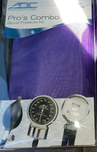NIB American Diagnostic Corp. ADC Prosphyg 768-11AV Pocket Aneroid Sphyg-Purple - Picture 1 of 2