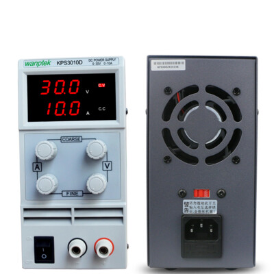 Regelbares DC Labornetzgerät 0-30V 0-10A Labornetzteil Netzgerät Variable NEU DE