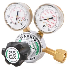 Harris Model 25GX Single Stage Oxygen Regulator 25GX-145-540 3000681