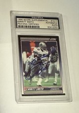 1990 Score Supplemental#101 T Emmitt Smiht Authentic PSA/DNA Certified 83410751