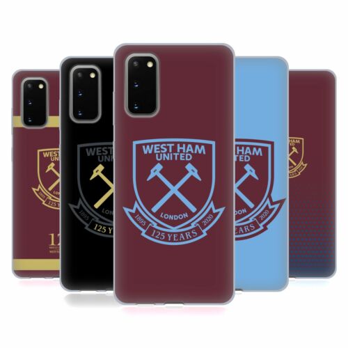 OFFICIAL WEST HAM UNITED FC 125 YEAR ANNIVERSARY GEL CASE FOR SAMSUNG PHONES 1 - Picture 1 of 18
