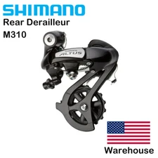 Shimano Altus RD M310 7 Speed 8 Speed Black MTB Rear Derailleur RD-M310