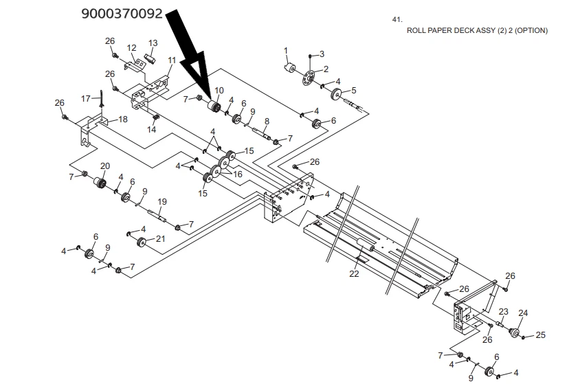 9000370092 KIP 3100 CLUTCH - Image 3 of 3