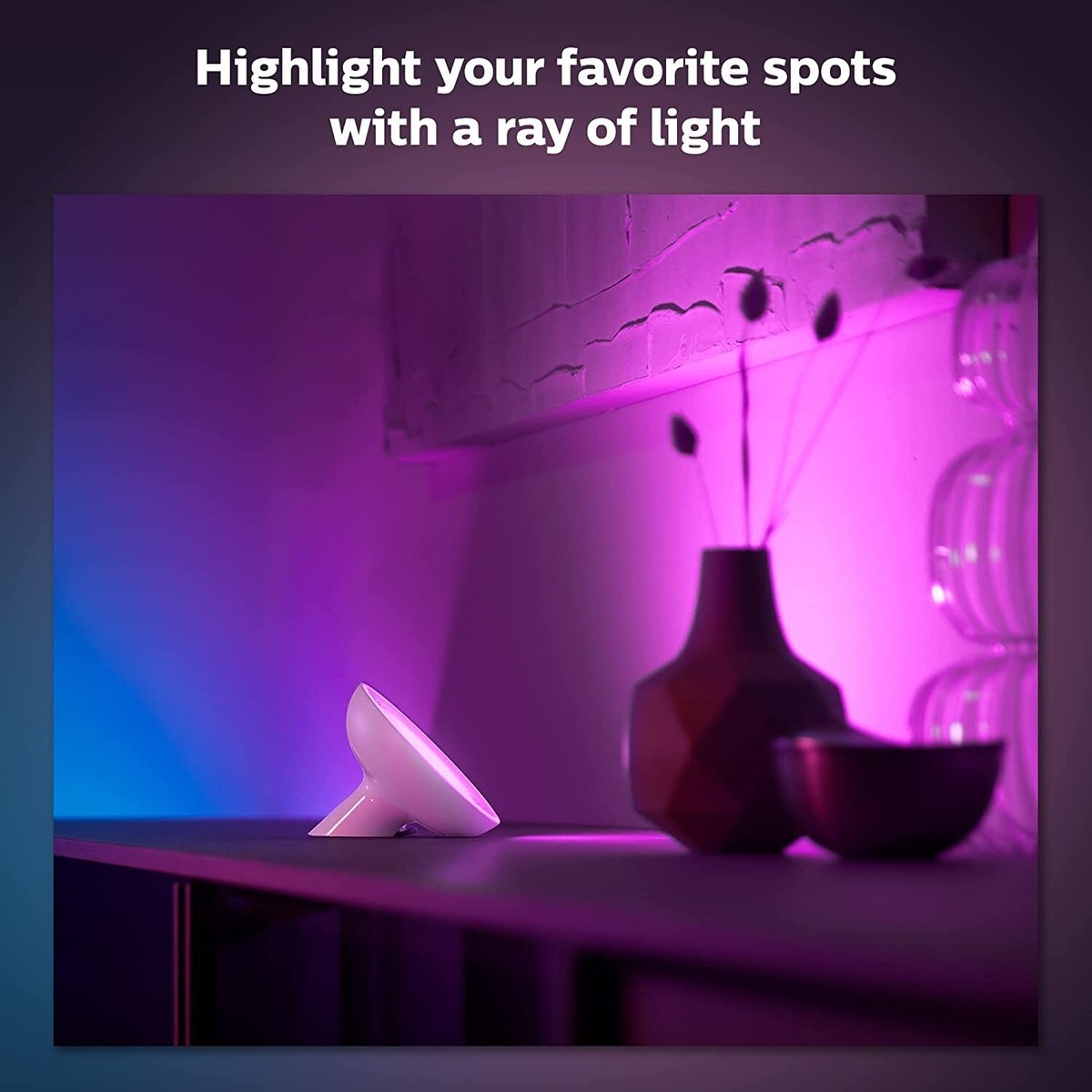 Philips Hue Bloom White and Color Ambiance Smart Lamp, Dimmable | eBay