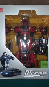 rastar remote control transformable car