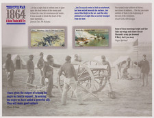Scott #4911a (4910-11) CIVIL WAR 1864 Forever Stamp Sheet of 12 Stamps - MNH