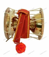 Brass Material Udukai South Indian Style Drum Folk Musical Instruments Udukkai