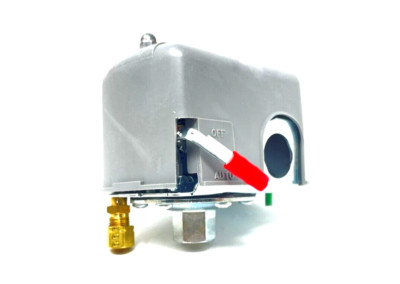 SQUARE D AIR COMPRESSOR PRESSURE SWITCH W/ ON-OFF LEVER 95-125 PSI ...
