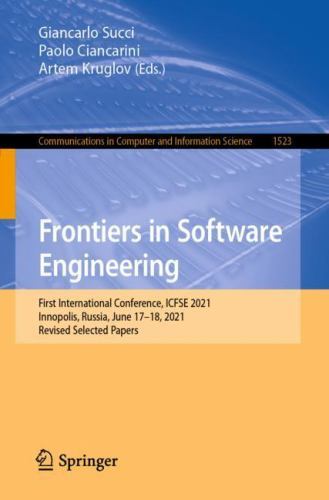 Communications in Computer and Information Science Ser.: Frontiers in ...