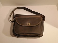 Authentic Leather Camera Bag - Shoulder Strap, Zipper Top, Front Pocket VINTAGE