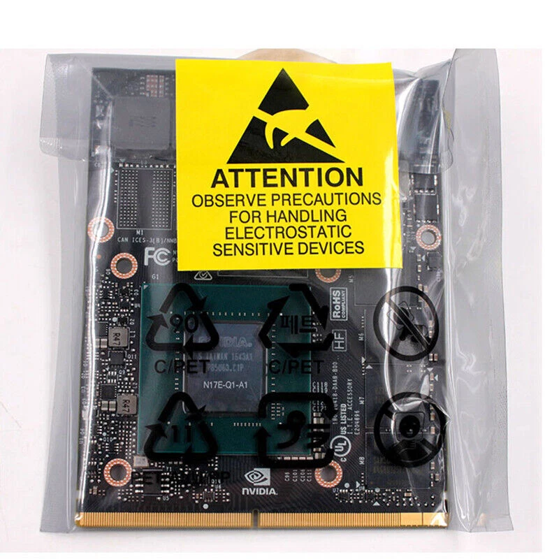 NVIDIA Quadro P4000 MXM GPU Card N17E-Q3 for M7710 M7720 Zbook17 G3 G4 DELL - Image 2 of 4