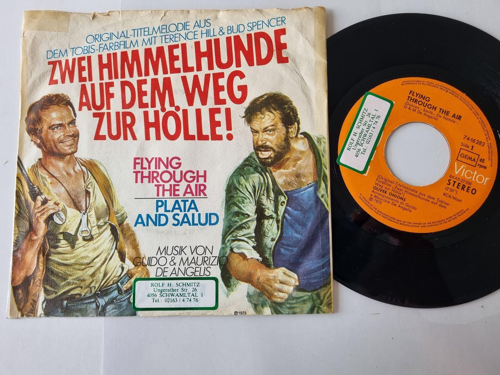 7"" Single Oliver Onions - Flying through the air Vinyl Germany
