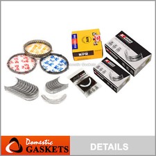Piston Rings Main Rod Bearings Fit 90-01 Acura Integra Honda Civic B16a2