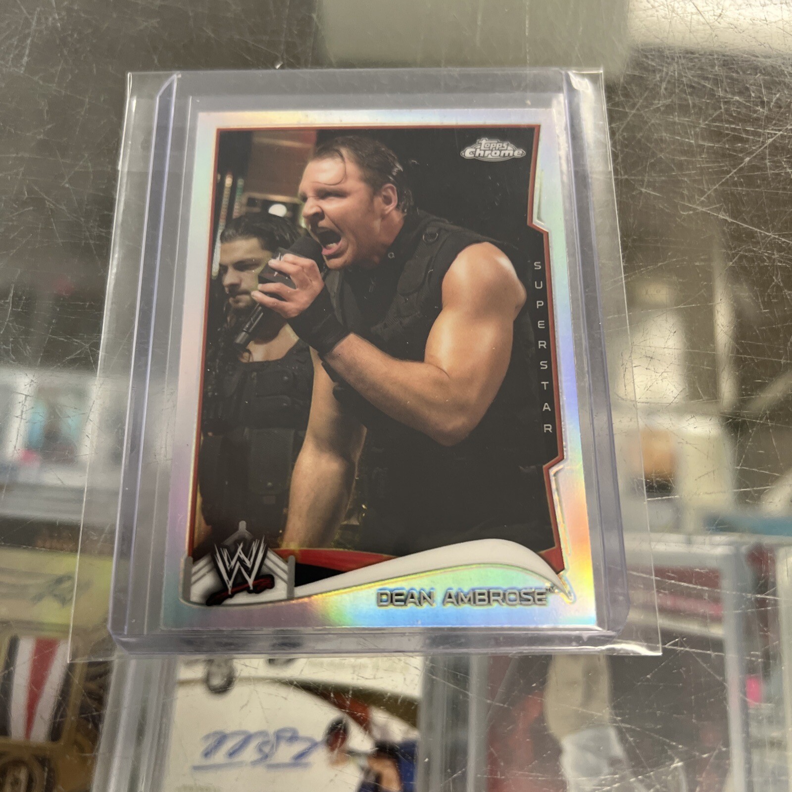 2014 Topps Chrome WWE Dean Ambrose #16 Refractor