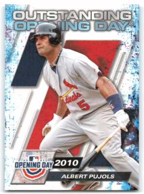 2021 Topps Opening Day #OOD-2 Albert Pujols Outstanding Opening Day Cardinals 2J